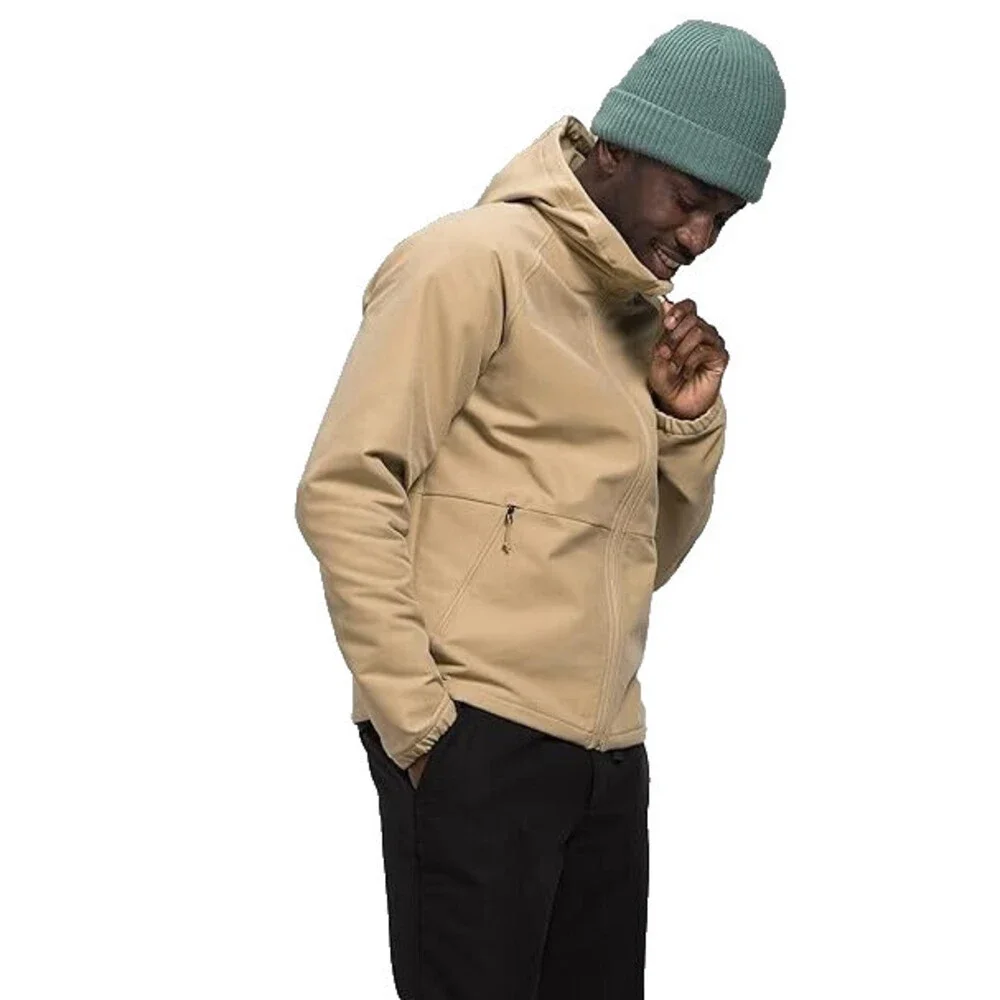 The North Face Camden NF0A7UJON51 Hoodie Men's Tan Soft Shell Full Zip SGN708